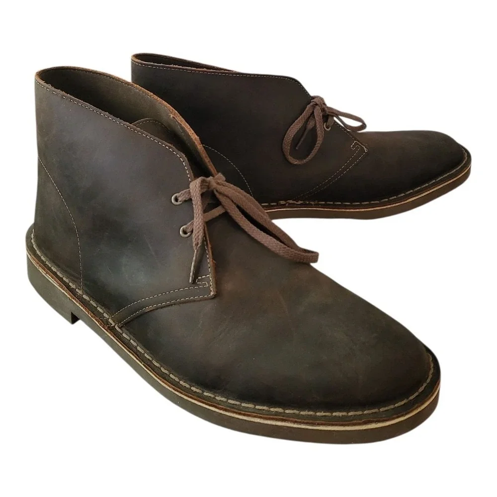 Clarks Bushacre 2 Men's Boots Dark Brown‎ Size 13us 12uk New
